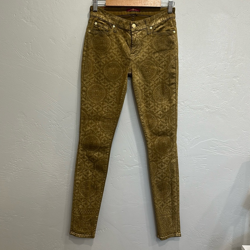 7 FOR ALL MANKIND SKINNY JEANS SIZE 27